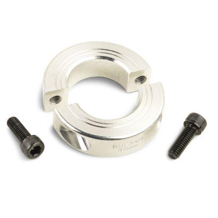 Nákružek hřídele Dva kusy Svěrný šroub MSP-6-A Ruland 16 mm OD, šířka: 9mm, Hliník