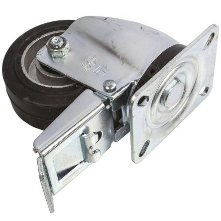 16628 FR LAG Brzděné otočné 150 kg 100 mm, Pryž