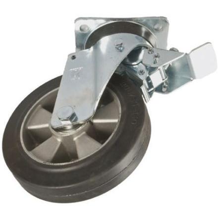 16621 FV LAG Brzděné otočné 450 kg 200 mm, Pryž