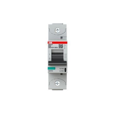 ABB Miniaturní jistič, rozsah: S800S 1pólový 80A vypínací výkon 50 kA, charakteristika: Typ D, rozsah: High Performance