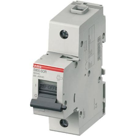 ABB, rozsah: S800-SOR 400V ac/dc Lišta DIN Napěťová spoušť, pro použití s: S800PV, S800S, S800N, S800C, S800B, Řada