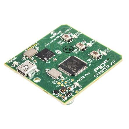 Microchip Vývojový nástroj pro mikrokontroléry, PIC32, MCU DM320001, Mikrokontrolér, PIC32, Startovací sada