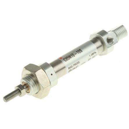 Pneumatický válec vodicích tyčí, délka: 10 mm, řada: C85N Jednočinný C85N10-10S SMC