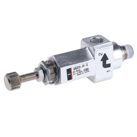 Pneumatický regulátor Rychlá montáž, řada: ARJ310 SMC 0.2 MPa M5 x 0.8, R 1/8