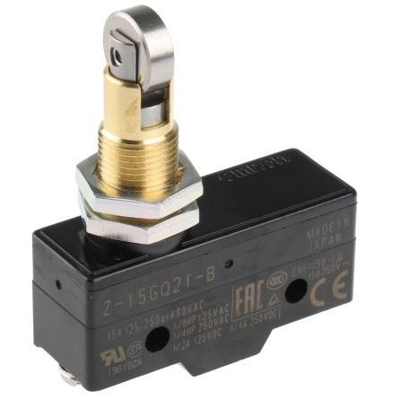 Omron Z Válec Koncový spínač SPDT IP00 250V ac 15A
