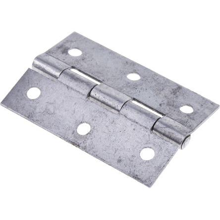 Kloubový závěs Výkyvné Patka, Ocel Pevný Šroubová, délka: 75 mm x 49mm x 1.4 mm RS PRO