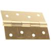 Kloubový závěs Výkyvné Patka, Electro Brass, Ocel Pevný Šroubová, délka: 100 mm x 71mm x 1.75 mm RS PRO