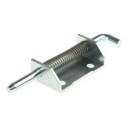 Západkový závěs Pružina Západka, Ocel S pružinou Upevnění šroubem Levý, délka: 82 mm x 21mm x 2.8 mm Pinet