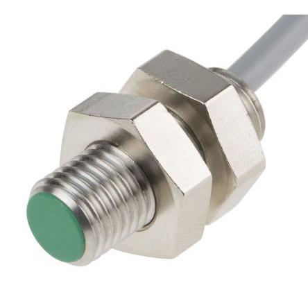 Baumer Indukční bezdotykový snímač IFRM 08P1713/L Válec se závitem M8 x 1 200mA IP67 PnP 5 kHz 2 mm 30 V dc