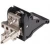 nVent SCHROFF Přední panel, Hliník 3 U x 4 HP barva Černá, Šedá 20mm