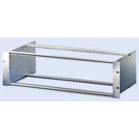 nVent SCHROFF Rám pro montáž do racku, řada: EuropacPRO 3 U x 84 HP x 235 mm, Hliník, Nerezová ocel