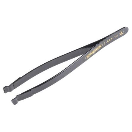 Pinzeta, celková délka: 125mm Antimagnetický, Nerezová ocel Ostrý, Špičatý, Trojúhelníkový, Rýhovaný špička Dávkovač