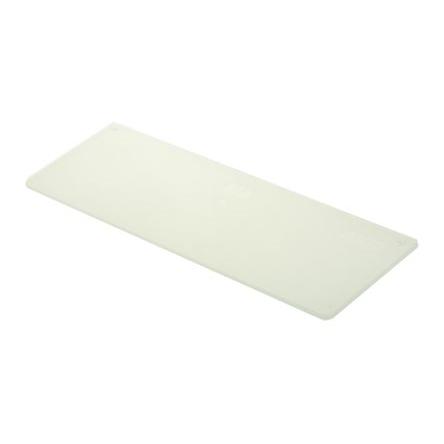 Dělicí příčka do šuplíků Čirá Lakovaná ocel Průhledné zásuvky 50 mm x 134mm x 2 mm Raaco