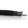 Kabelový návlek Polybutylentereftalát Expanzní poměr Pletený Černá SES Sterling 10 mm 100m, řada: PLIOSIL-PET
