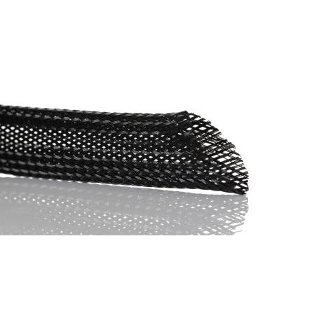 Kabelový návlek Polybutylentereftalát Expanzní poměr Pletený Černá SES Sterling 10 mm 100m, řada: PLIOSIL-PET