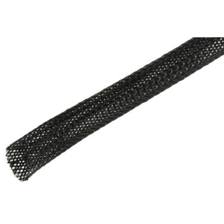 Kabelový návlek Polybutylentereftalát Expanzní poměr Pletený Černá SES Sterling 20 mm 100m, řada: PLIOSIL-PET