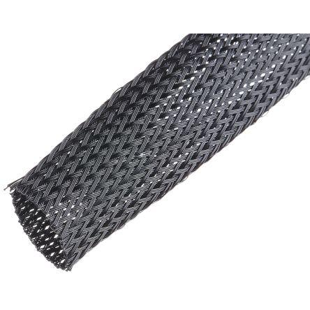 Kabelový návlek Polybutylentereftalát Expanzní poměr Pletený Černá SES Sterling 32 mm 25m