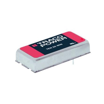 TRACOPOWER Měnič DC/DC TEN 20WIN, výstup: 15V dc 1.5 kV dc, Vin 36V dc 667 mA, Vin 9V 20 W -40 °C 85 °C Montáž na plošný