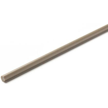 RS PRO Acetalová tyč Bílá, délka: 500 mm x 80 mm v prům.