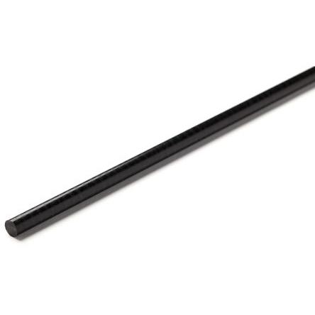 RS PRO Acetalová tyč Černá, délka: 500 mm x 80 mm v prům.