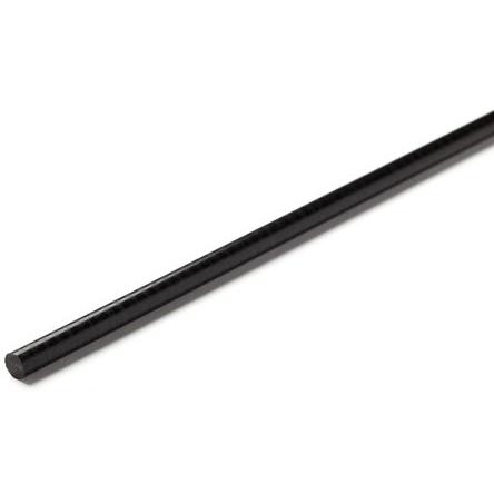 RS PRO Acetalová tyč Černá, délka: 500 mm x 100 mm v prům.