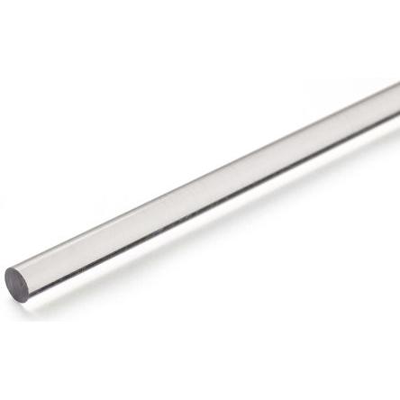 RS PRO Tyč PC Průhledné, délka: 1 m x 40 mm v prům.