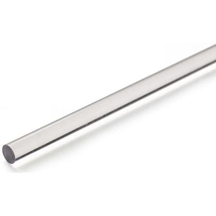 RS PRO Tyč PC Průhledné, délka: 1 m x 20 mm v prům.