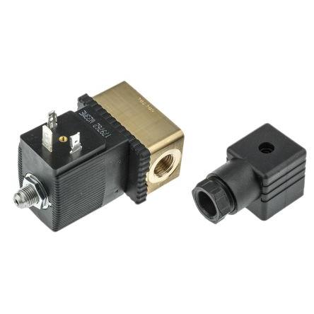 Elektromagnetický ventil 125348 3portový NC 24V dc Burkert 6.35 mm 6.35 mm