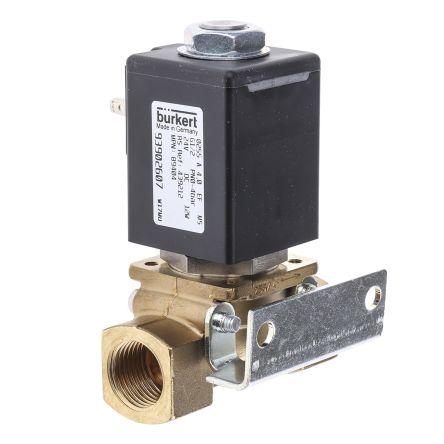 Elektromagnetický ventil 089404 2portový NC 24V dc Burkert 1/2 in G 12.7 mm