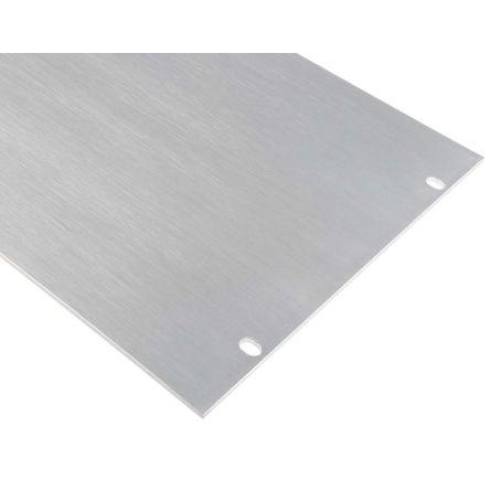 RS PRO Přední panel, Hliník 5 U barva Bez nátěru 482.6 mm 221.5mm