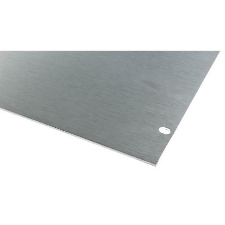 RS PRO Přední panel, Hliník 6 U barva Stříbrná 482.6 mm 265.9mm