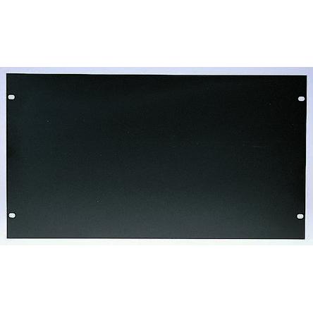 RS PRO Přední panel, Hliník 9 U x 84 HP barva Šedá 483 mm 132.5mm