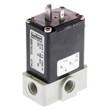 Elektromagnetický ventil 078556 3portový NO/NC 24V dc Burkert G1/4 G1/4