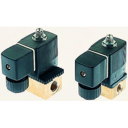 Elektromagnetický ventil 138049 3portový NC 220V ac Burkert 1/4 in