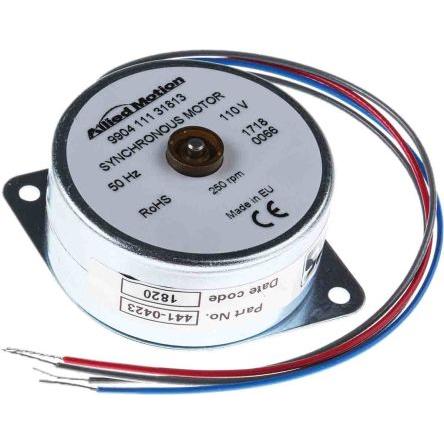 McLennan Servo Supplies Motor AC, řada: 9904 1 Reverzibilní 250rpm 1.8 W Montáž na přírubu 24pólový 110V