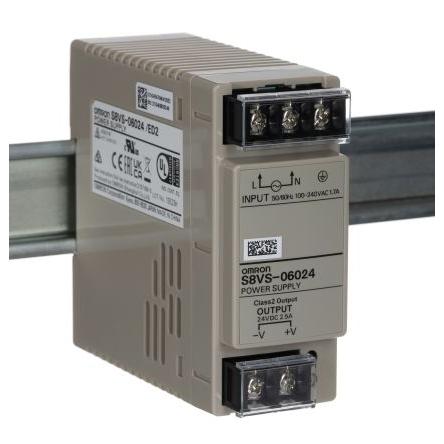Omron Napájecí zdroj na lištu DIN S8VS, počet výstupů: 1 Spínaný režim 264V ac 2.5 A St. 24V dc DC 60 W