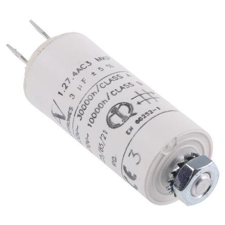 Vrstvové kondenzátory, řada: C27 P0 3 μF ±5 % 470V ac, Montáž na rám 0.8 mm KEMET