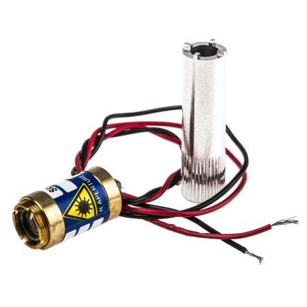 Global Laser Laserový modul 5001-20-000, řada: Sigma Červená 3 mW Spojitá vlna Elipsa 5V 3.5 V