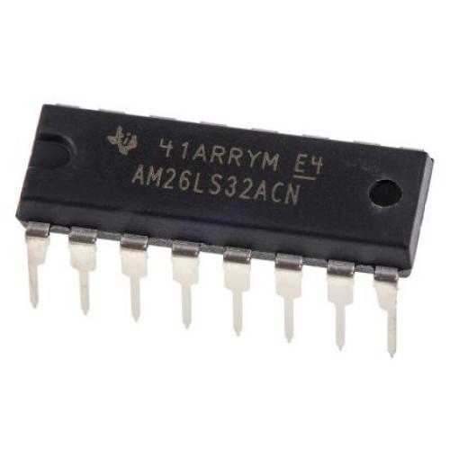 Texas Instruments AM26LS32ACN Linkový přijímač Linkový přijímač TTL 3 stavy, počet kolíků: 16 kolíkový, PDIP