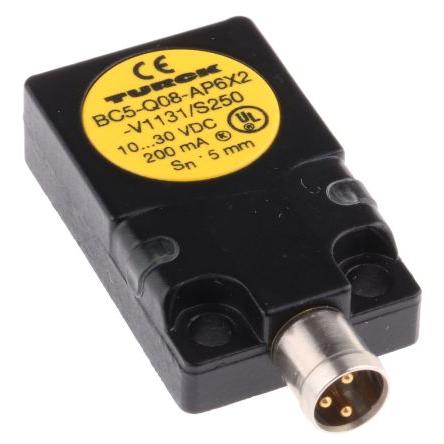 Turck Kapacitní snímač přiblížení BC5-Q08-AP6X2-V1131 Blok 5 mm 200mA IP67 100 Hz PnP 30 V dc