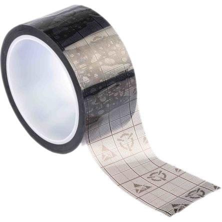 RS PRO Antistatické, šířka: 48mm Páska ESD, délka: 36 m, Čirá V souladu s EN 61340-5-1, vodivý: Nevodivý Rozptýlené Logo