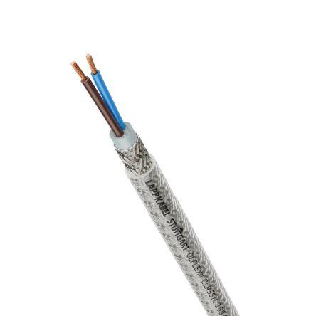 Ovládací kabel, řada: ÖLFLEX CLASSIC 100 CY 3žilový 20 AWG Polyvinylchlorid plášť Lapp 50 m Splétaný Stíněný, Průhledné