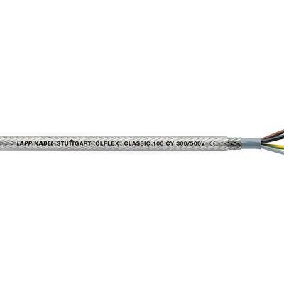 Ovládací kabel, řada: CY 4žilový 18 AWG Polyvinylchlorid plášť Lapp 50 m Splétaný Stíněný, Průhledné