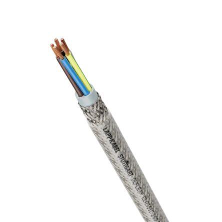 Ovládací kabel, řada: ÖLFLEX CLASSIC 100 CY 4žilový 18 AWG Polyvinylchlorid plášť Lapp 50 m Splétaný Stíněný, Průhledné
