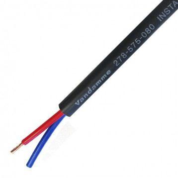 Audio kabel, řada: Van damme install grade 2žilový Van Damme 100 m, Šedá