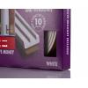 Hranicí páska, Etylen-propylen diodový monomer barva Bílá, délka: 10 m x 9 mm x 4mm RS PRO