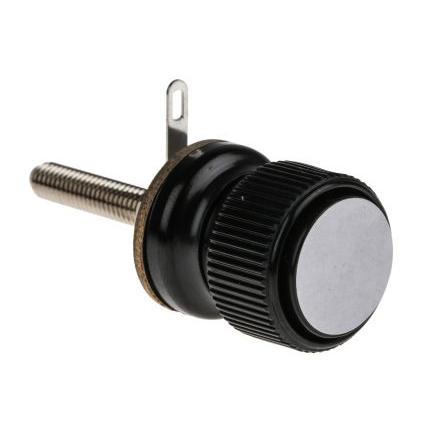 Připojovací svorník, Černá M6, 3kV RS PRO 30A