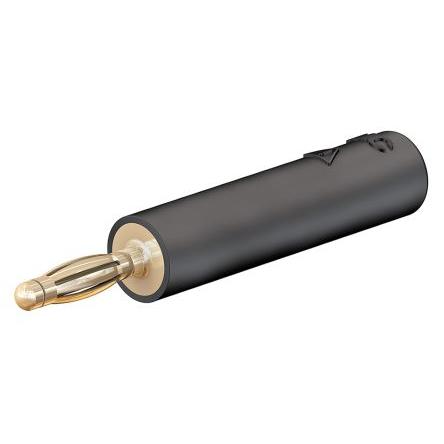 Adaptér testovacího konektoru, Černá, materiál kontaktu: Mosaz, pokovení kontaktu: Zlatá, 30 V ac, 60V dc Staubli