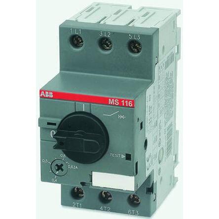 Jistič ochrany motoru, rozsah: MS116 160mA 600V 70 °C -25 °C ABB