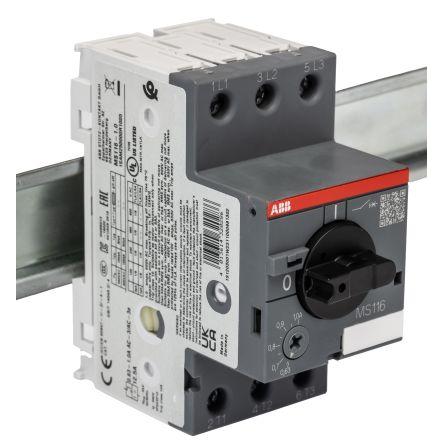 Jistič ochrany motoru, rozsah: MS116 1A 690V ac 70 °C -25 °C ABB